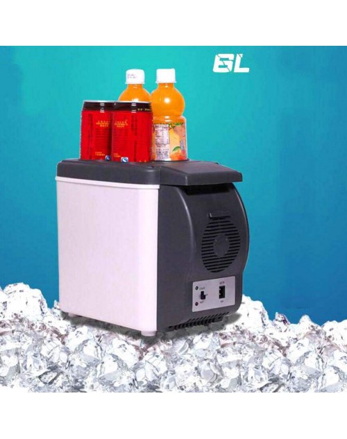 12V 6L Portable Car Cooling and Warming refrigerators -Black